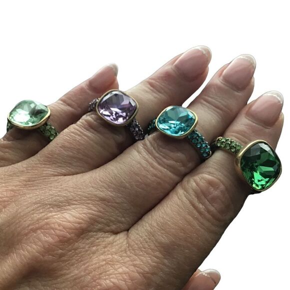 4th piece ring cluster green collection - Picture 8 of 13